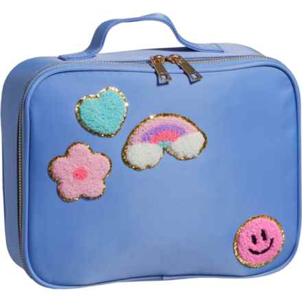 SCOOL DAZE Lunch Box (For Girls) in Purple Checker Smiley