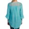 8215N_2 Scully Embroidered Tunic Shirt - 3/4 Sleeve (For Women)
