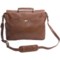 172PC_2 Scully Hidesign Magnetic Flap Laptop Briefcase - Leather