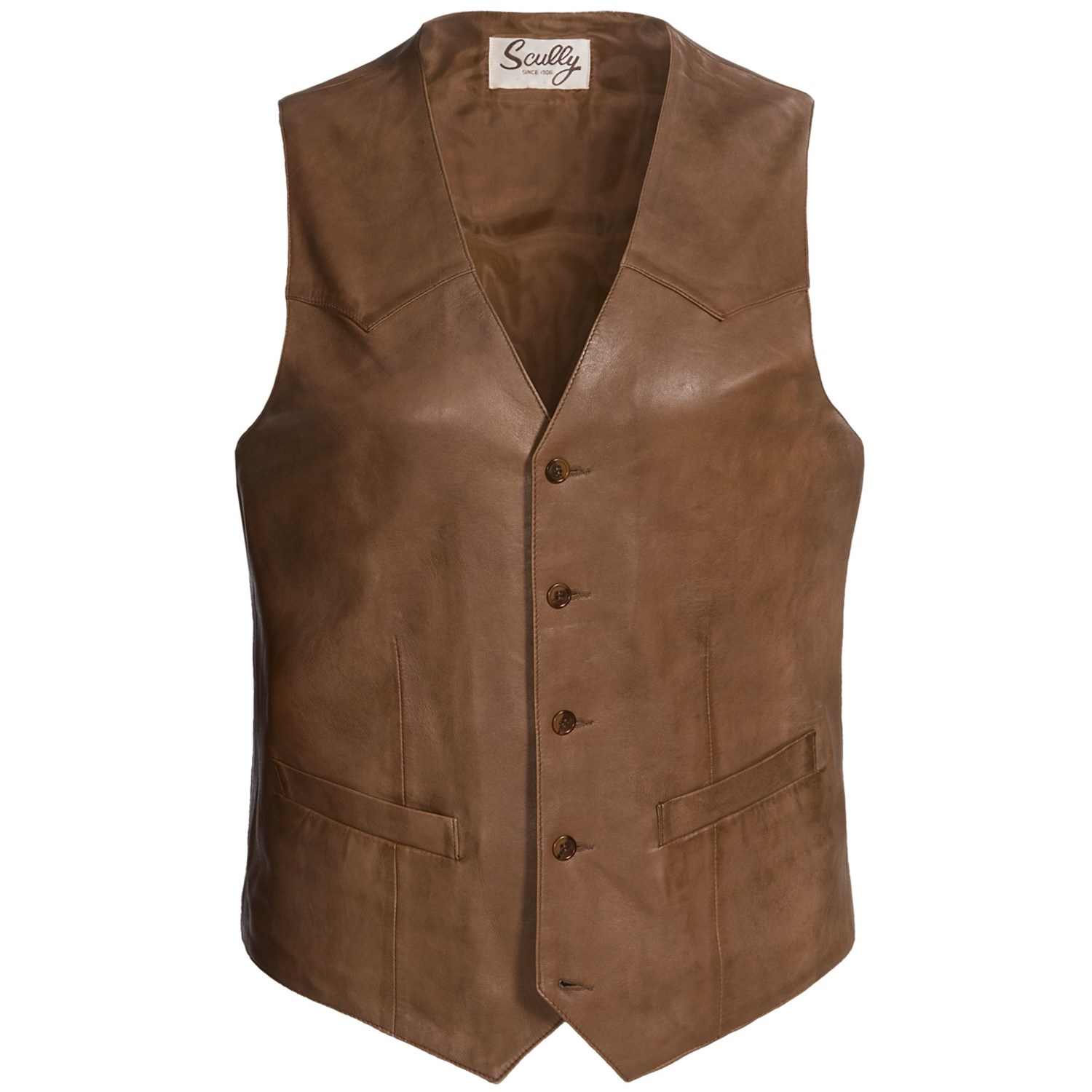 Scully Lambskin Vest (For Tall Men) - Save 36%