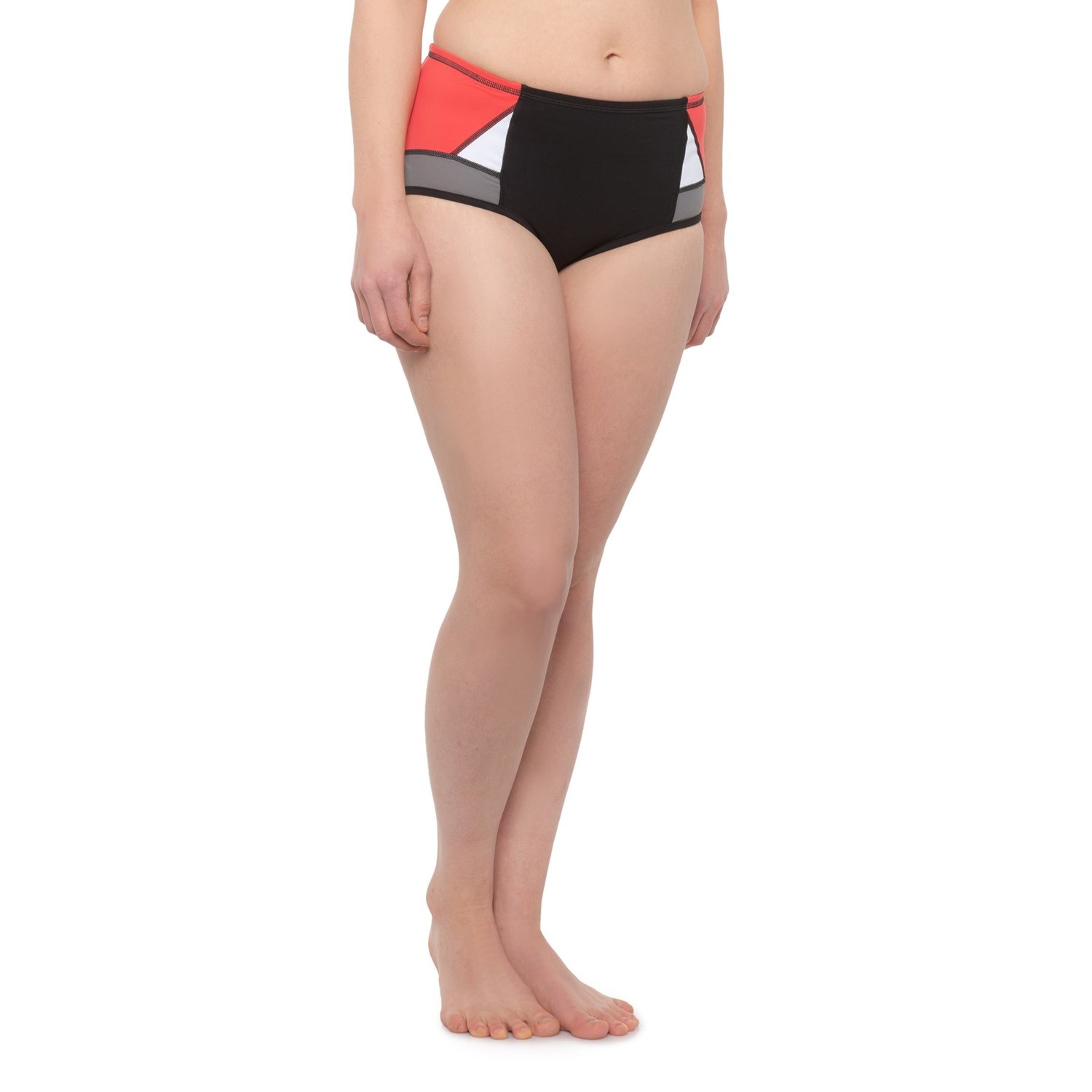 womens black high waisted bikini bottoms