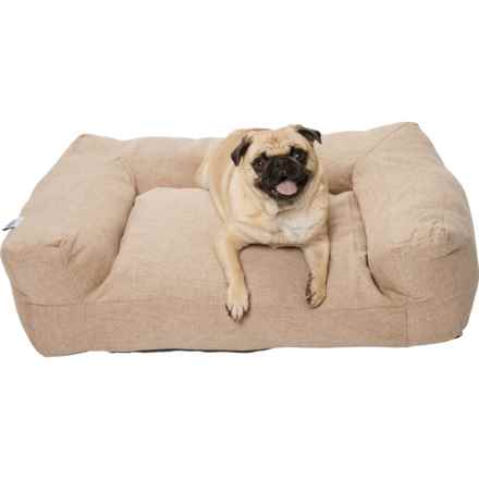 Sealy Cloud Couch Dog Bed - 34x24” in Tan