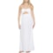 Seaspice Bandeau Maxi Dress - Sleeveless in White