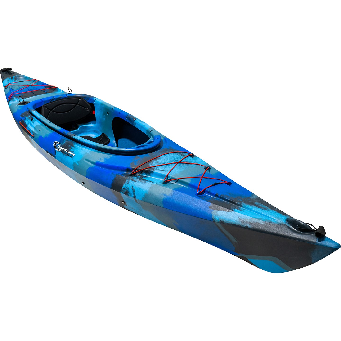SEASTREAM Backwater SitIn Fishing Kayak 12’, Wave Camo Save 21