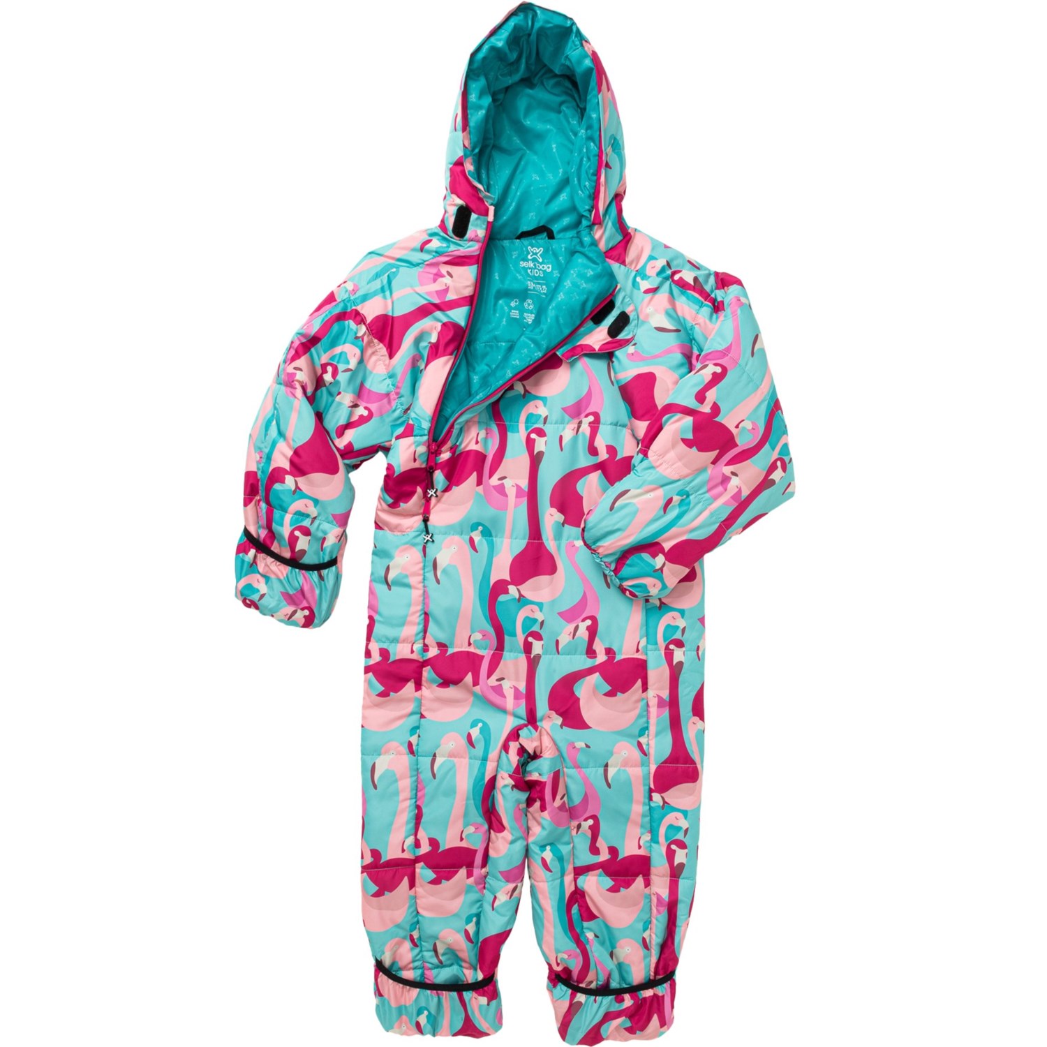 (取寄) セルクバッグ ボーイズ アンド ガールズ フラミンゴ ウェアラブル スリーピング バッグ - インサレーテッド SELK'BAG Boys and Girls Flamingo Wearable Sleeping Bag - Insulated  Pink SELK'BAG Boys and Girls Flamingo Wearable Sleeping Bag - Insulated