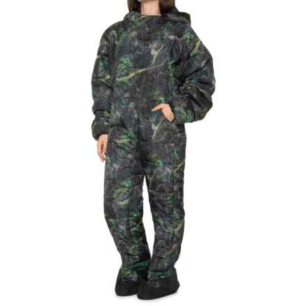 SELK'BAG Lite Recycled Rainforest Wearable Sleeping Bag - Insulated in Green