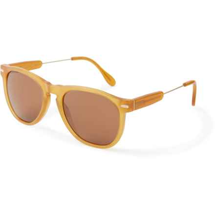 Serengeti Made in Italy Amboy Sunglasses - Polarized (For Men and Women) in Honey