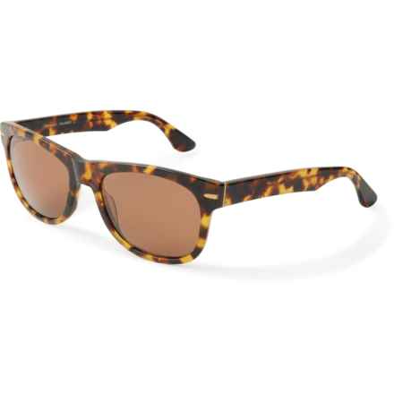 Serengeti Made in Italy Large Foyt Sunglasses - Polarized (For Men and Women) in Havana