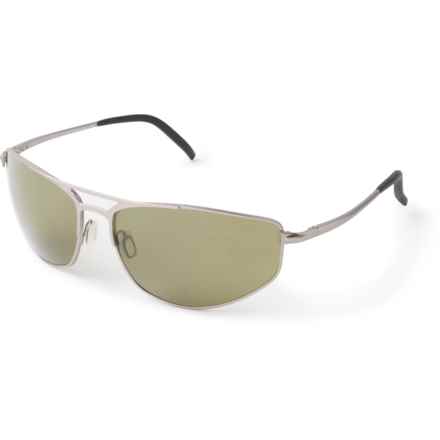 Serengeti Made in Italy Masten Sunglasses - Polarized, Mineral Glass Lenses in Matte Gunmetal