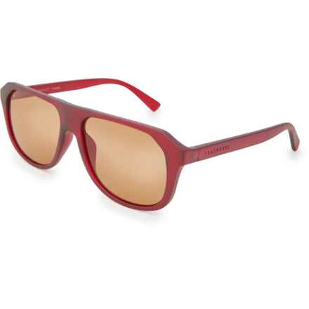Serengeti Made in Italy Oatman Sunglasses - Polarized in Frosted Crystal Burgundy
