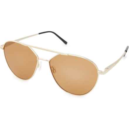 Serengeti Made in Italy Odell Sunglasses - Polarized in Shiny Light Gold/Saturn/Drivers