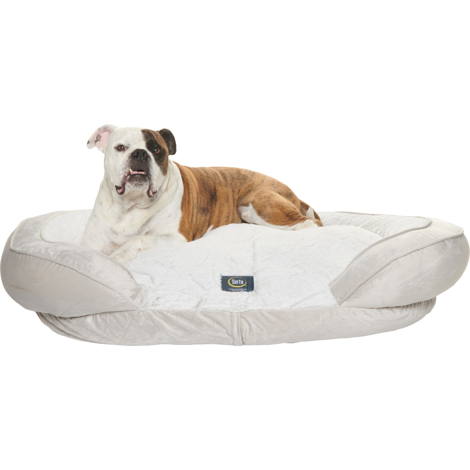 Serta Extra Large Oval Couch Dog Bed - 48x32”