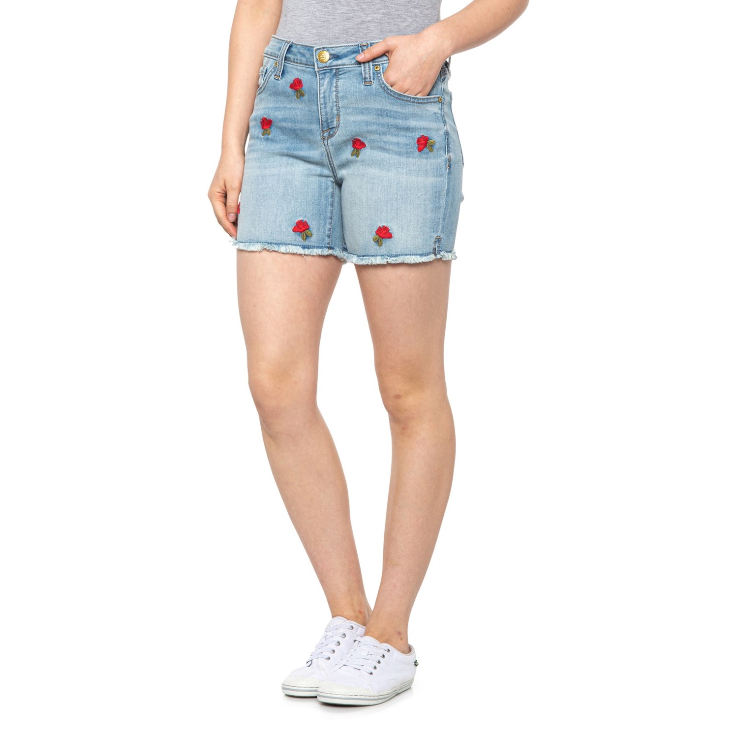 seven7 weekend 5 denim shorts