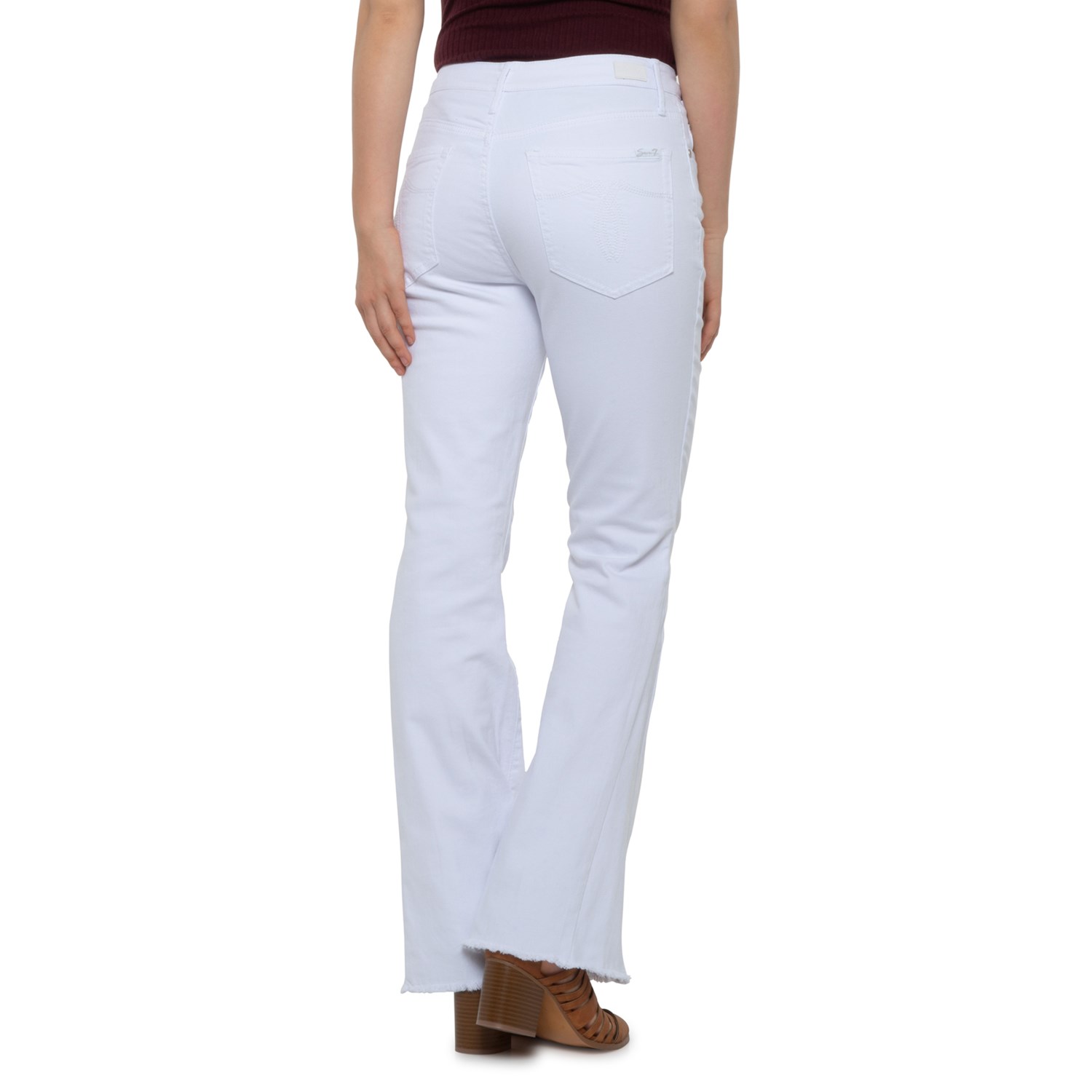 Seven7 Flip-Flop Flare Jeans (For Women) - Save 41%