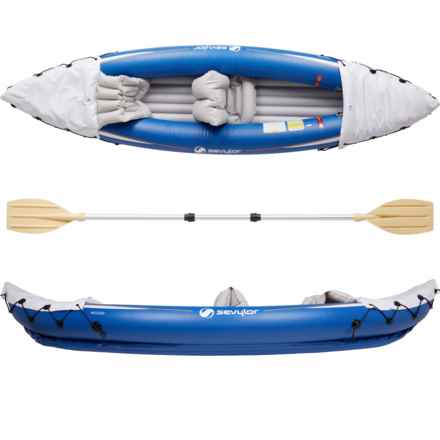 Sevylor Fiji 2-Person Inflatable Kayak Package - 10’4” in Blue