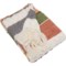 81RRK_2 Shabby Chic Marcia Woven Knit Throw Blanket - 50x60”