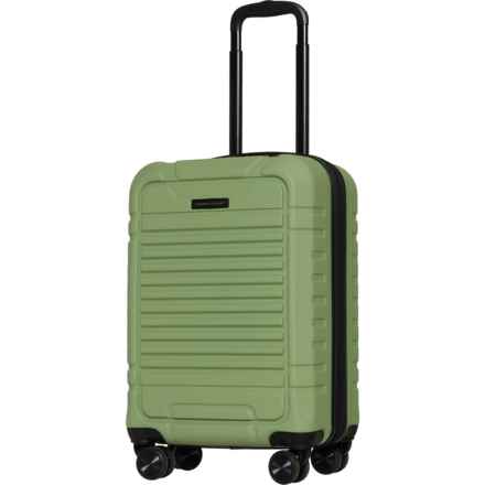 Sharper Image 20” Commando Spinner Carry-On Suitcase - Hardside, Expandable, Olive in Olive