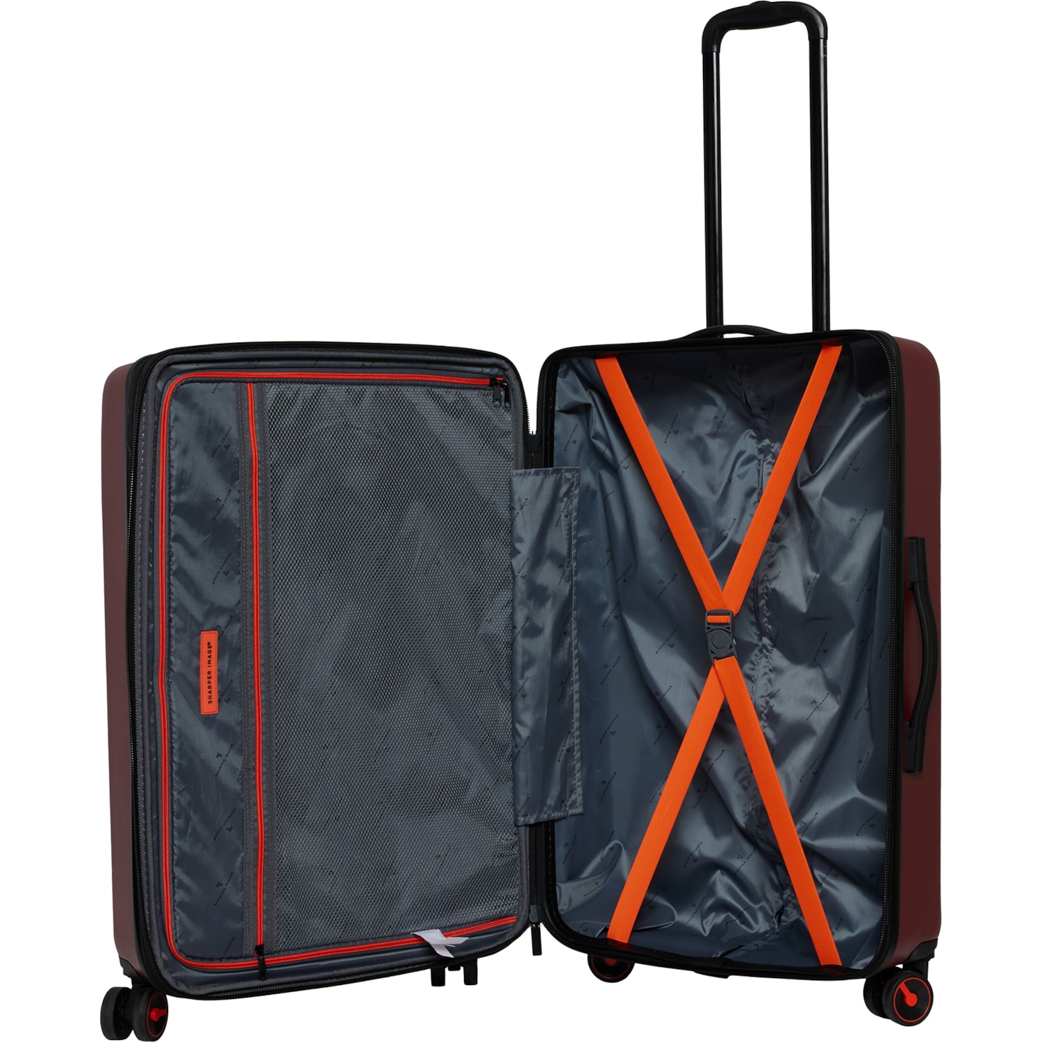 Sharper Image 25” Divider Spinner Suitcase - Hardside, Expandable