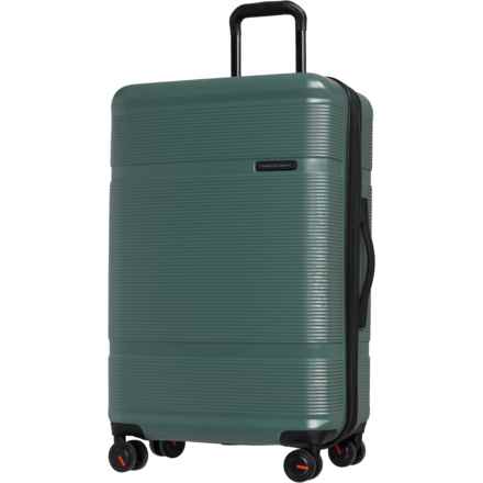 Sharper Image 25” Smart Spinner Suitcase - Hardside, Expandable, Green in Green