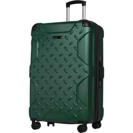 Sharper Image 28” Airlock Spinner Suitcase - Hardside, Expandable, Green in Green