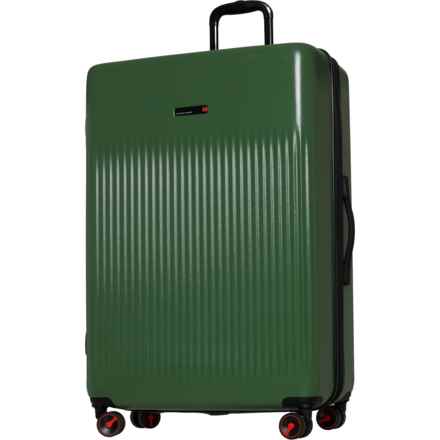 Sharper Image 29” Divider Spinner Suitcase - Hardside, Expandable, Green in Green