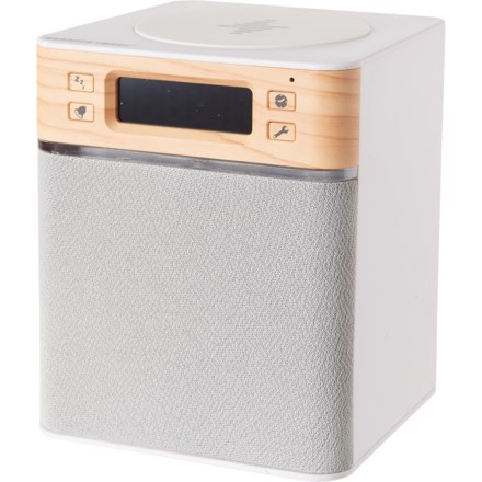 sharper image wooden speaker