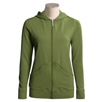 Shebeest SpaLuxe Hoodie Sweatshirt - Full Zip (For Women)