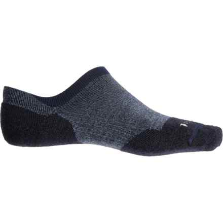SHEPLAND Lightweight Socks - Merino Wool, Below the Ankle (For Men and Women) in Navy Marled