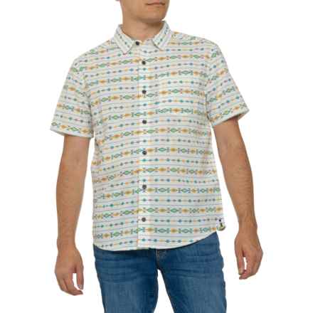 Sherpa Adventure Gear Bagmati Stripe Shirt - Short Sleeve in Peetho