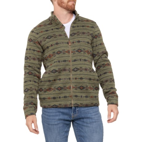 Sherpa Adventure Gear Bhutan Jacket - Full Zip in Evergreen Stripe
