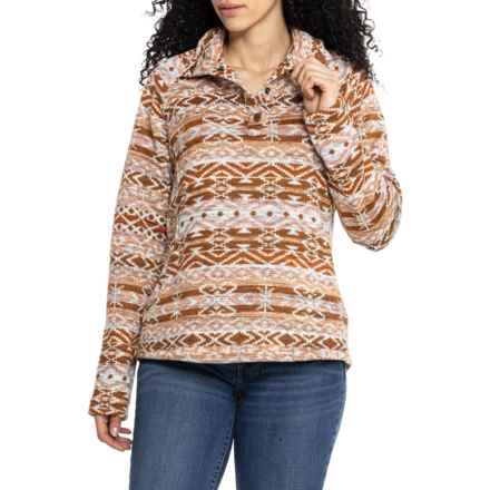 Sherpa Adventure Gear Bhutan Sweater - Snap Neck in Amber Multi