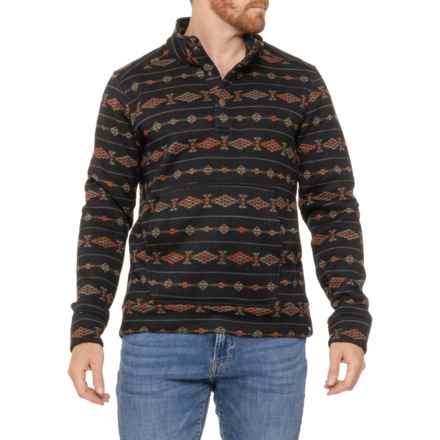 Sherpa Adventure Gear Bhutan Sweater - Snap Neck in Black Stripe
