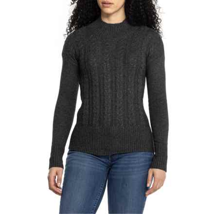 Sherpa Adventure Gear Dolkar Mock Neck Sweater in Dark Kharani