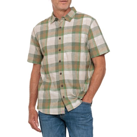 Sherpa Adventure Gear Kongde Shirt - Short Sleeve in Sage Plaid