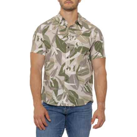 Sherpa Adventure Gear Kongde Shirt - Short Sleeve in Sage Sarus Crane