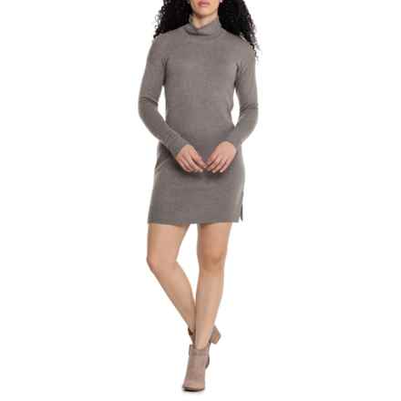 Sherpa Adventure Gear Lhakpa Mock Neck Dress - Long Sleeve in Maato Grey