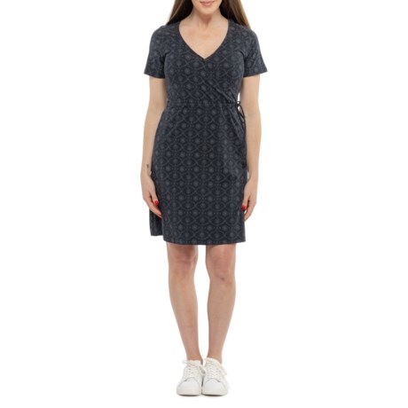 Sherpa Adventure Gear Neha Faux-Wrap Dress - Organic Cotton, Short Sleeve - Save 73% Sherpa Adventure Gear Neha Faux-Wrap Dress - Organic Cotton, Short Sleeve - Save 73%