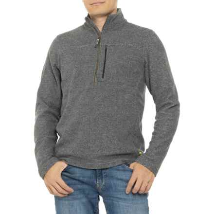 Sherpa Adventure Gear Rolpa Eco Shirt - Zip Neck, Long Sleeve in Kharani Grey