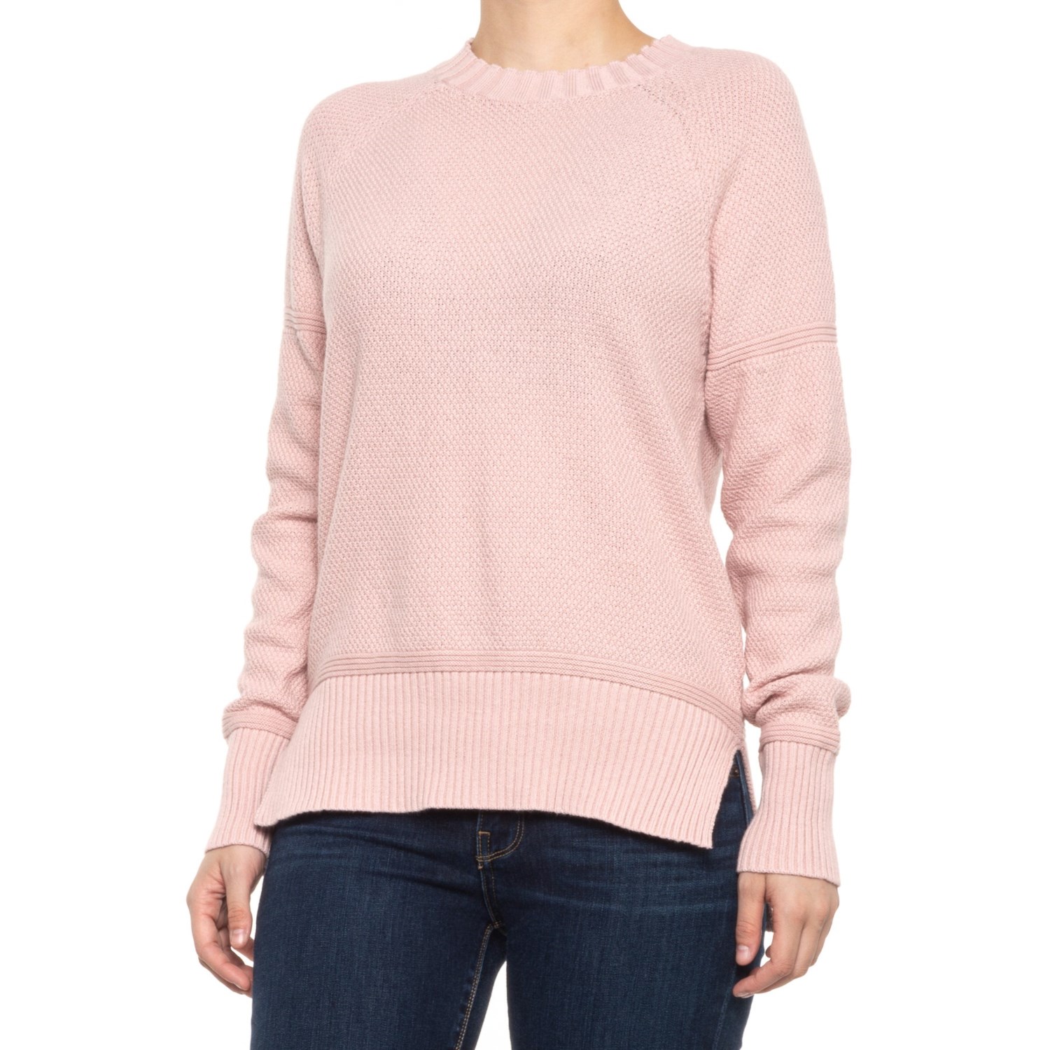 blush sherpa pullover