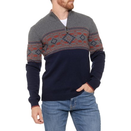 Men's Sherpa Adventure Gear Zip Sweater For Men in Clothing