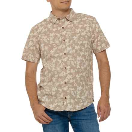 Sherpa Adventure Gear Tiger Floral Shirt - Short Sleeve in Bardiya Sand