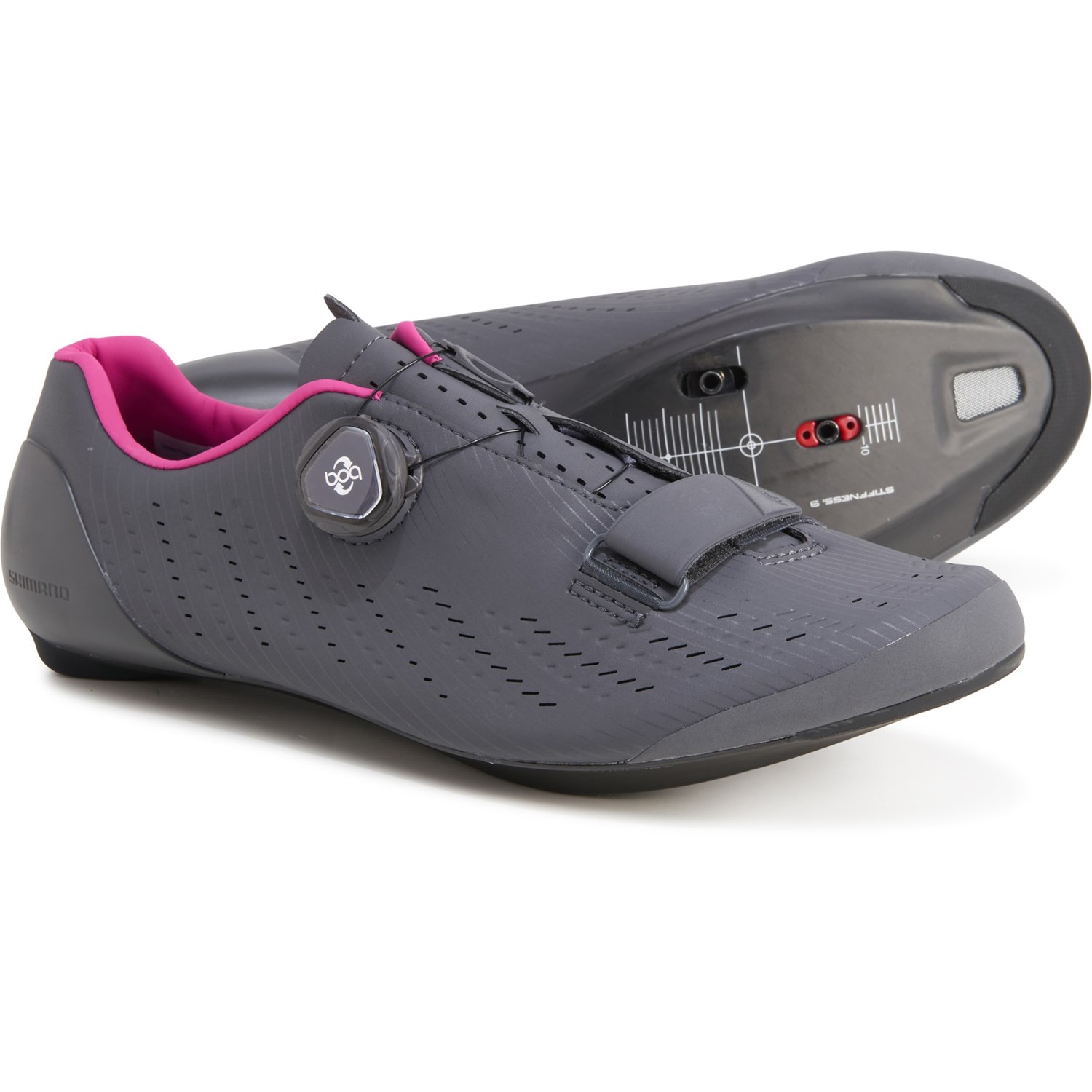 three hole cycling shoes