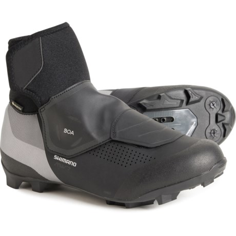 Shimano Sh-MW702 Gore-Tex® Mountain Bike Shoes - Waterproof, SPD, Wide Width (For Men and Women) in Black