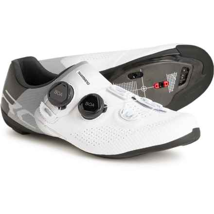 Shimano SH-RC702 Road Cycling Shoes - SPD, 3-Hole (For Men and Women) in White