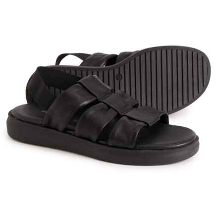 SHOE THE BEAR® Made in Italy Brenna Fisherman Sandals - Leather (For Women) in Black