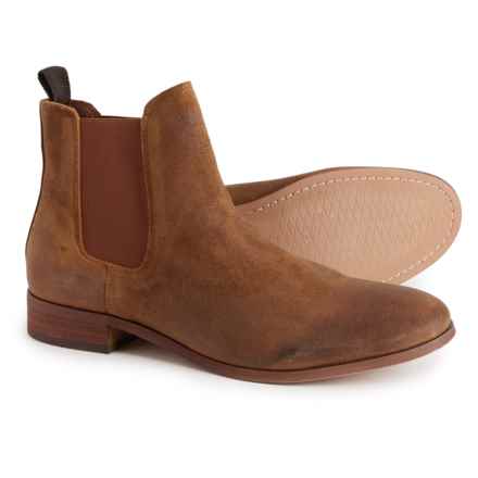 SHOE THE BEAR® Made in Portugal Dev Chelsea Boots - Suede (For Men) in Khaki