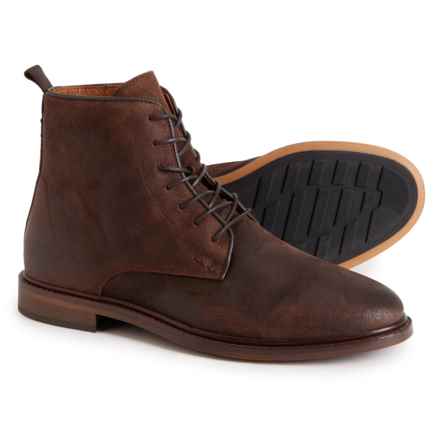 SHOE THE BEAR® Made in Portugal Ned Lace-Up Boots - Waxed Suede (For Men) in Brown