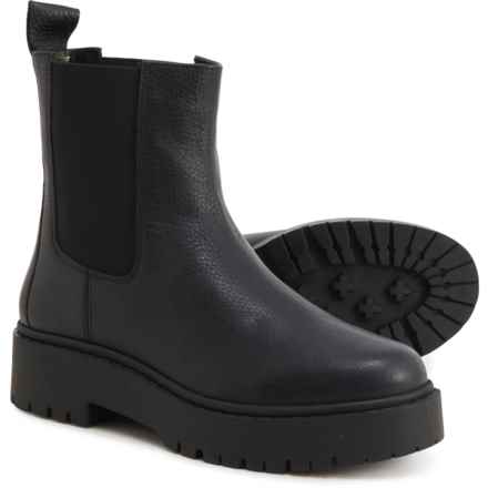 SHOECOLATE Made in India Chelsea Boots - Leather (For Women) in Black