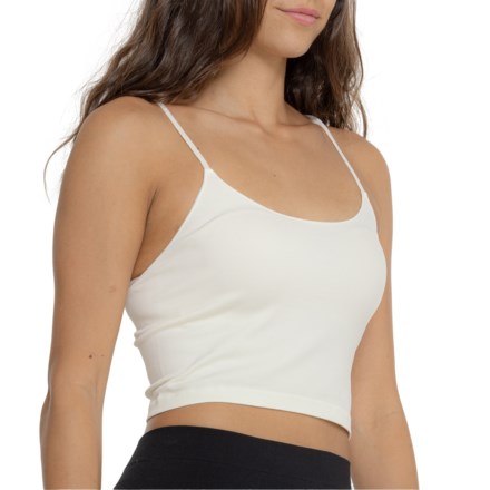 SIELLA Seamless Rib Camisole in Whisper White