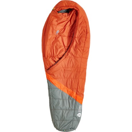 Sierra Designs 35°F Night Cap Sleeping Bag - Mummy in Orange/Grey